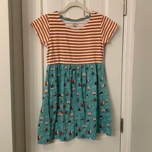 Girls 100% cotton summer sailboat dress Kids Collection size 12 Bass Pro